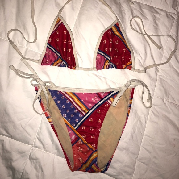 Victoria's Secret Other - Victoria's Secret Colorful Patterned Bikini, Sz Md